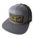 2024 NEW CK FIGHTLIFE  7-PANEL CAP "BJJ4LYF" GRAY / BLACK